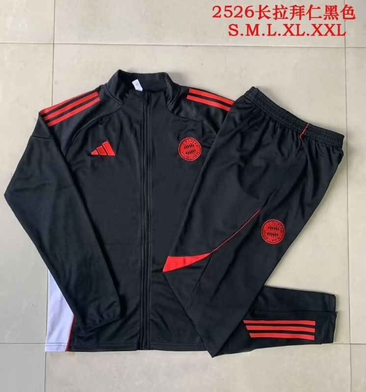AAA(Thailand) Bayern Munich 24/25 Black Soccer Tracksuit 02