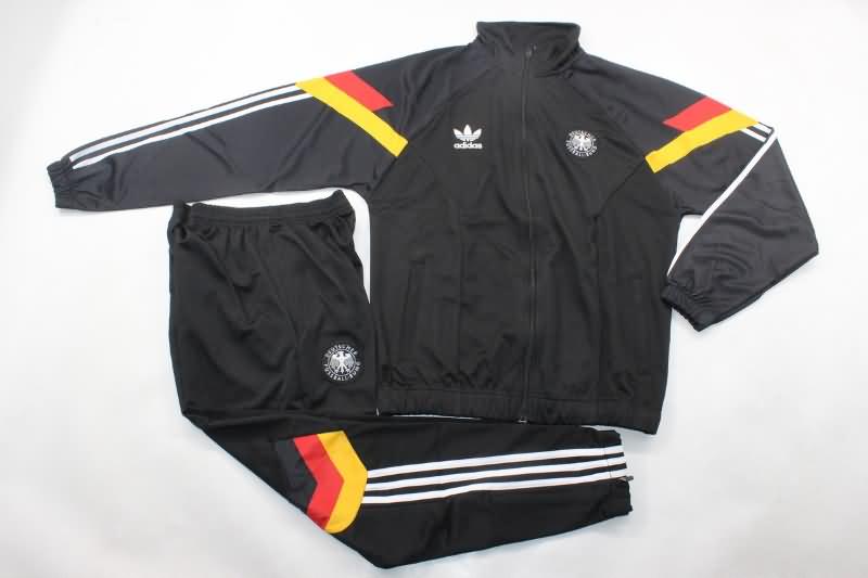 AAA(Thailand) Germany 2024 Black Soccer Tracksuit 04