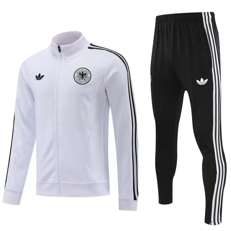 AAA(Thailand) Germany 2024 White Soccer Tracksuit 02
