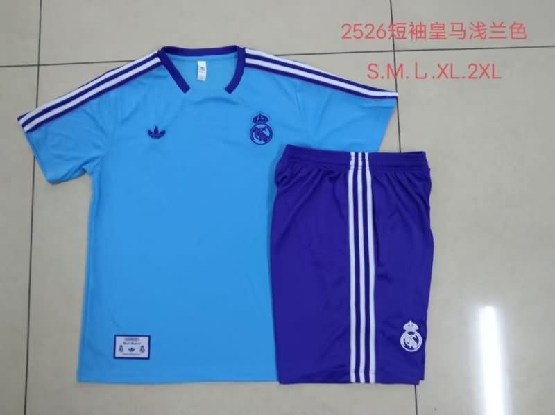 AAA(Thailand) Real Madrid 24/25 Blue Soccer Training Sets 03