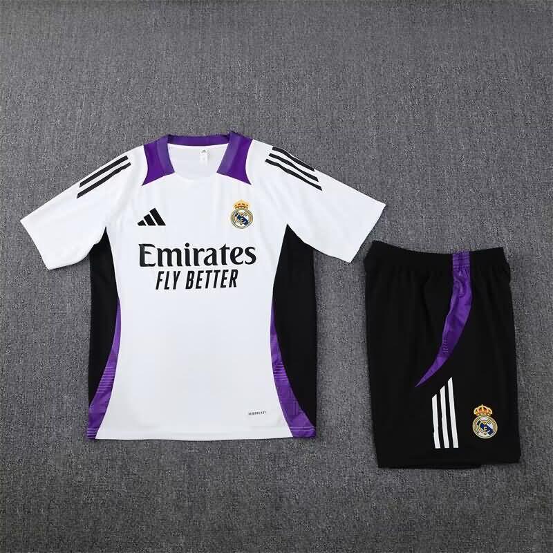 AAA(Thailand) Real Madrid 24/25 White Soccer Training Sets 06