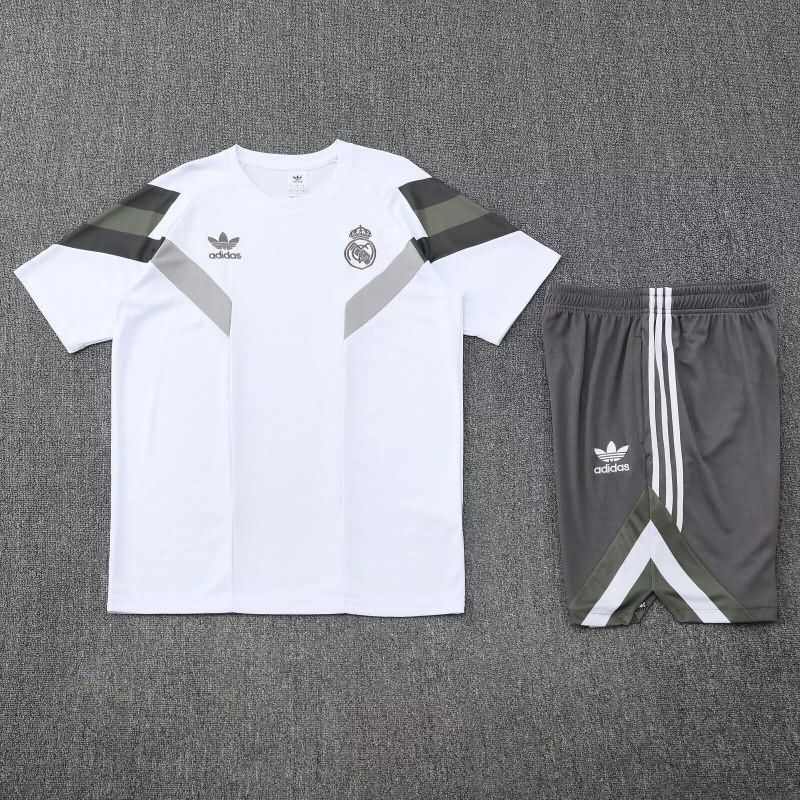 AAA(Thailand) Real Madrid 24/25 White Soccer Training Sets 10
