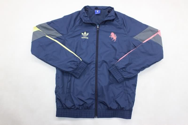 AAA(Thailand) Juventus 24/25 Dark Blue Soccer Windbreaker