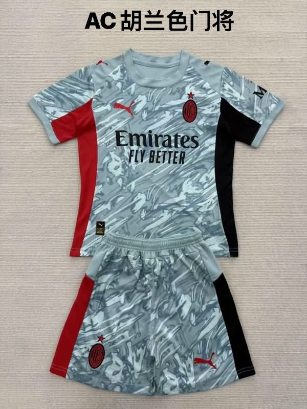 AC Milan 25/26 Goalkeeper Grey Soccer Jersey