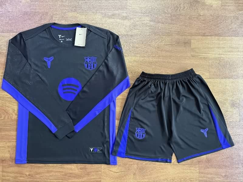 Barcelona 25/26 Black Long Sleeve Soccer Jersey