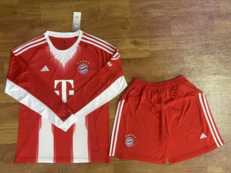 Bayern Munich 25/26 Home Long Sleeve Soccer Jersey
