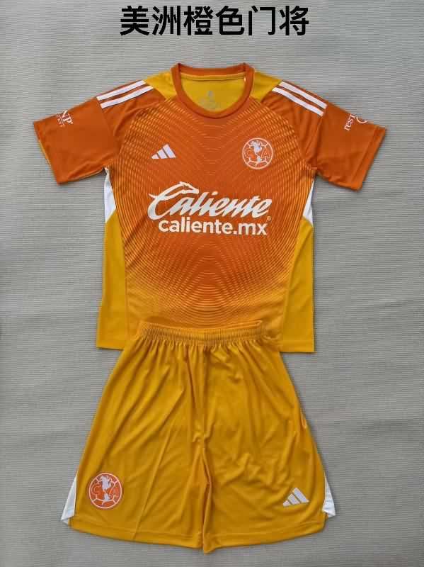 Club America 25/26 Goalkeeper Orange Soccer Jersey