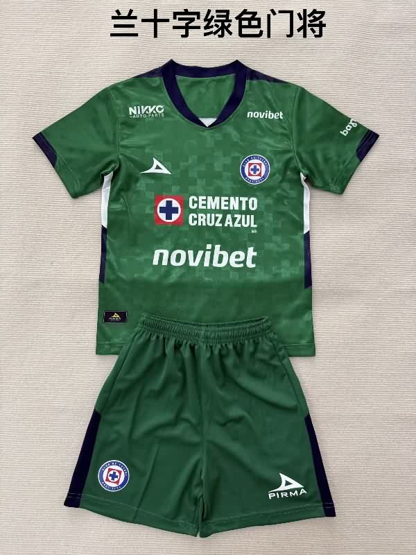 Cruz Azul 25/26 Goalkeeper Green Soccer Jersey