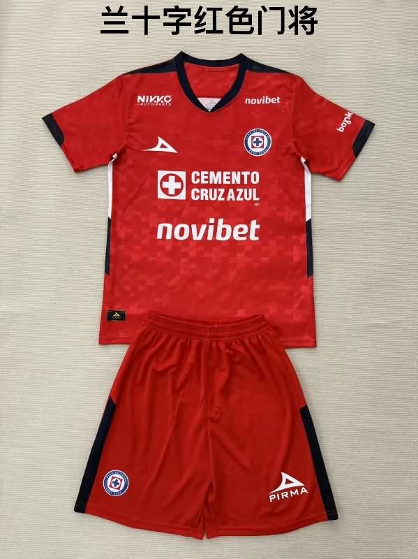 Cruz Azul 25/26 Goalkeeper Red Soccer Jersey