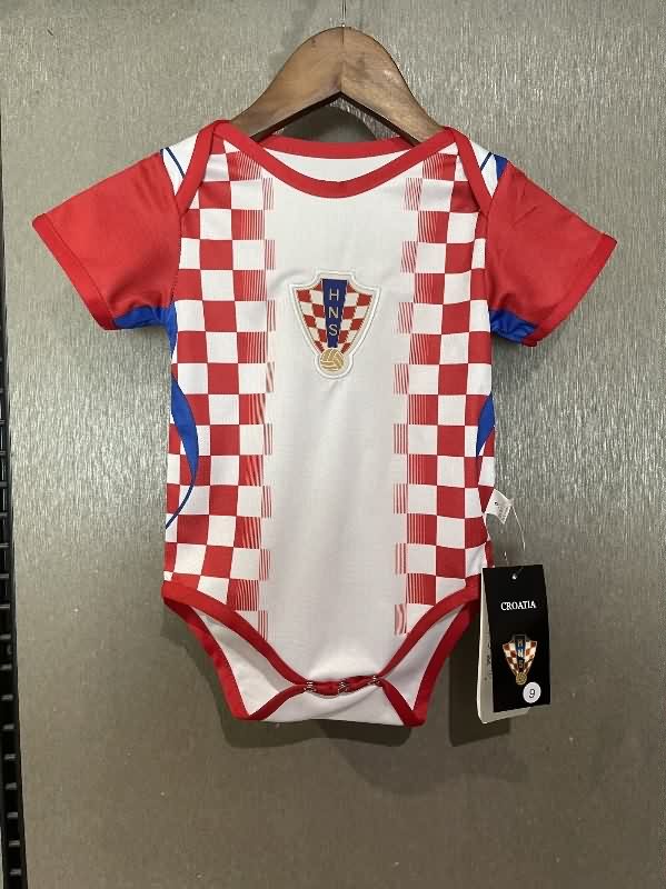 AAA(Thailand) Croatia 2026 Home Baby Soccer Jerseys