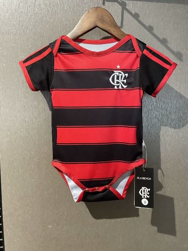 AAA(Thailand) Flamengo 25/26 Home Baby Soccer Jerseys