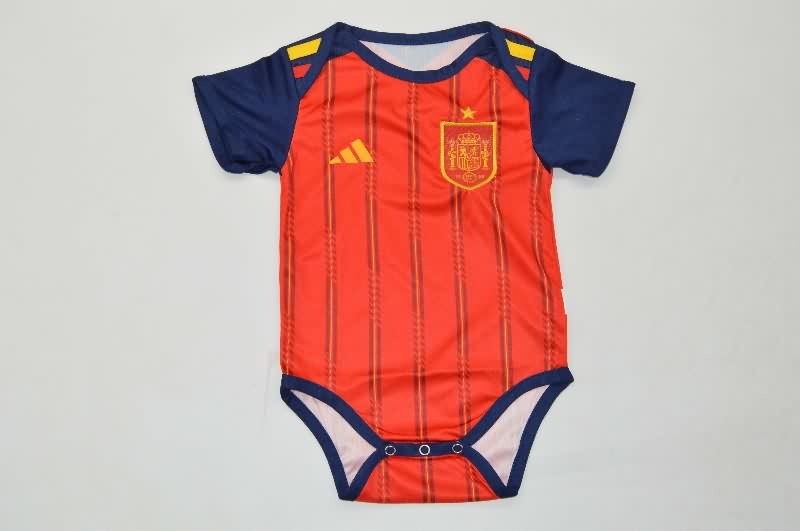 AAA(Thailand) Spain 2026 World Cup Home Baby Soccer Jerseys