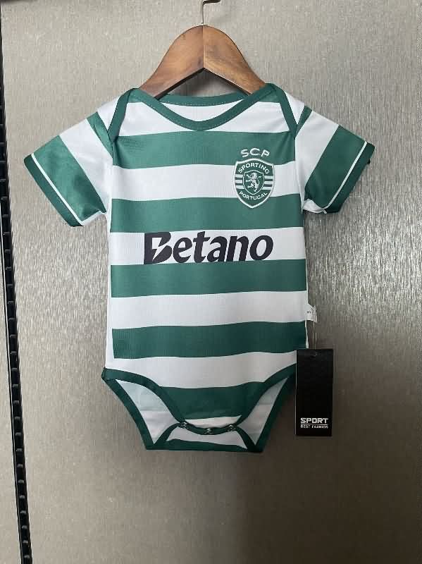 AAA(Thailand) Sporting Lisbon 25/26 Home Baby Soccer Jerseys