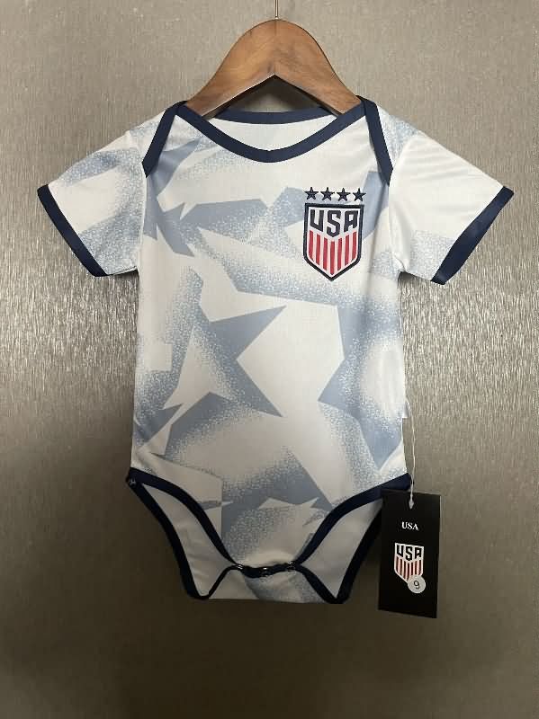 AAA(Thailand) USA 2025 Home Baby Soccer Jerseys
