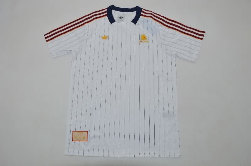 AAA(Thailand) AS Roma 25/26 White Soccer Jersey 02