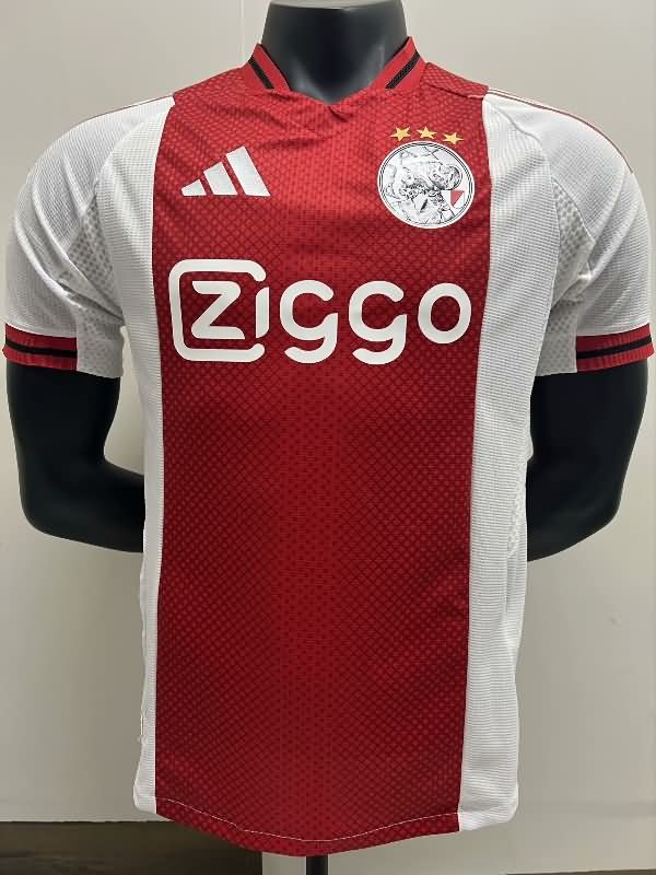 AAA(Thailand) Ajax 25/26 Home Soccer Jersey (Player)