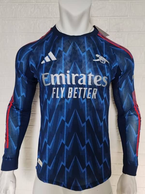 AAA(Thailand) Arsenal 25/26 Away Long Sleeve Soccer Jersey(Player)