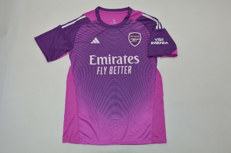 AAA(Thailand) Arsenal 25/26 Goalkeeper Purple Soccer Jersey