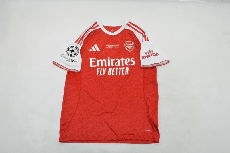 AAA(Thailand) Arsenal 25/26 Home UCL Final Soccer Jersey AAA(Thailand) Arsenal 25/26 Home UCL Final Soccer Jersey