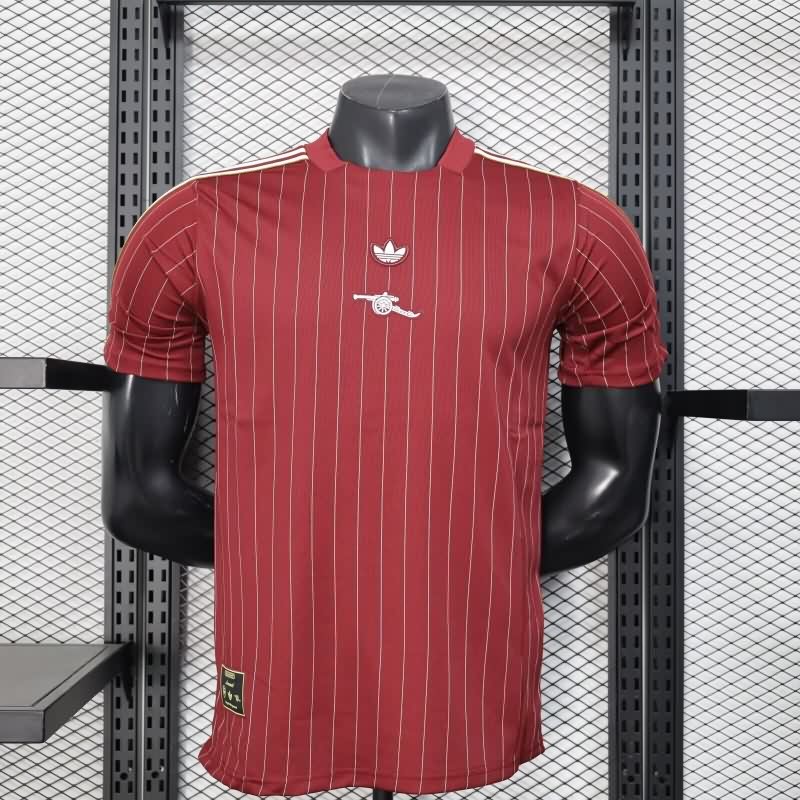 AAA(Thailand) Arsenal 25/26 Red Soccer Jersey(Player)