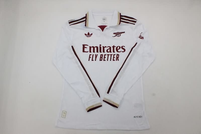 AAA(Thailand) Arsenal 25/26 Third Long Sleeve Soccer Jersey(Player)