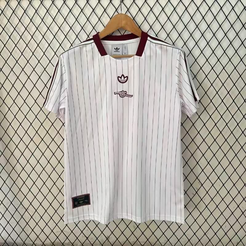 AAA(Thailand) Arsenal 25/26 White Soccer Jersey