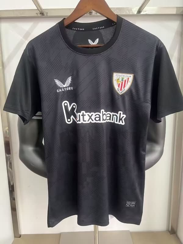 AAA(Thailand) Athletic Bilbao 25/26 Goalkeeper Black Soccer Jersey