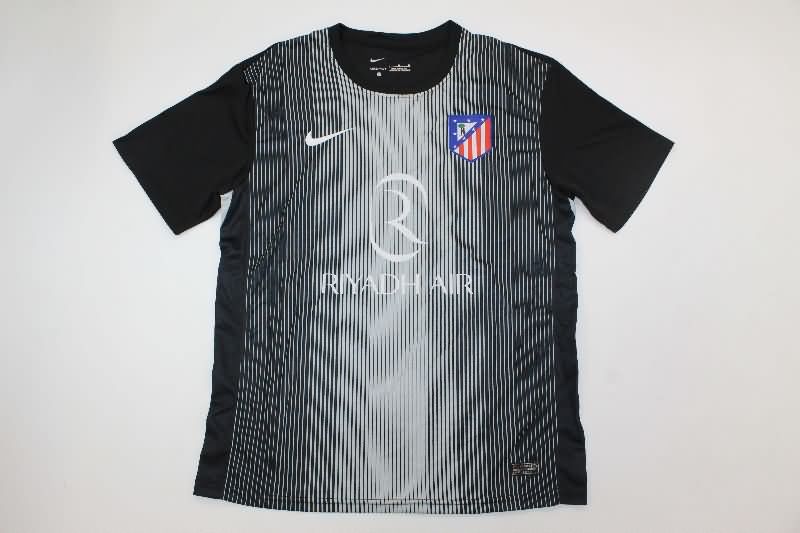 AAA(Thailand) Atletico Madrid 25/26 Goalkeeper Black Soccer Jersey