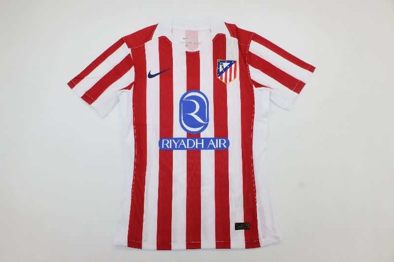 AAA(Thailand) Atletico Madrid 25/26 Home Soccer Jersey (Player)