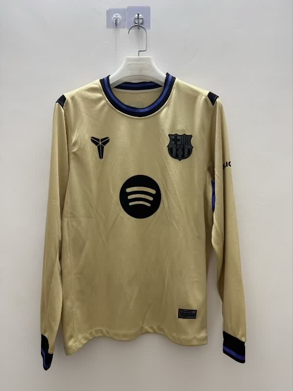 AAA(Thailand) Barcelona 25/26 Away Long Sleeve Soccer Jersey