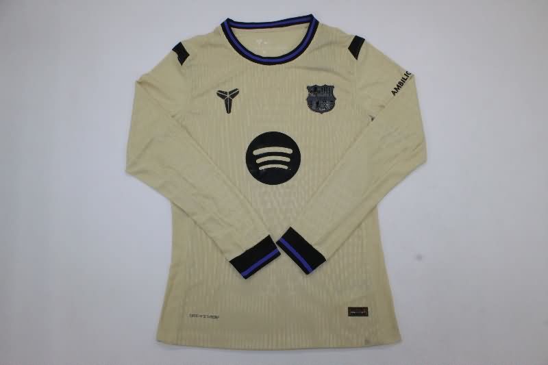 AAA(Thailand) Barcelona 25/26 Away Long Sleeve Soccer Jersey (Player)