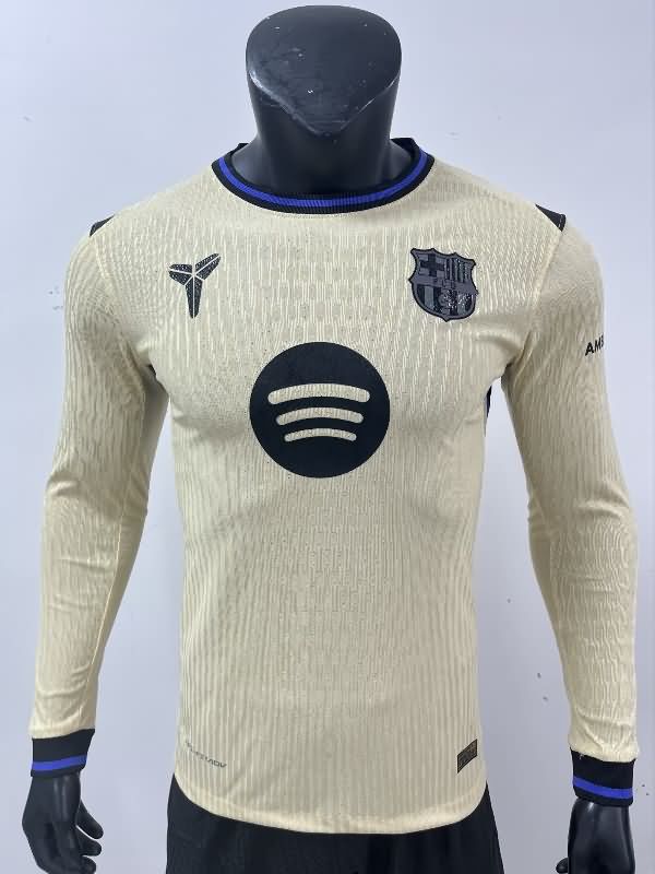 AAA(Thailand) Barcelona 25/26 Away Long Sleeve Soccer Jersey (Player) Leaked