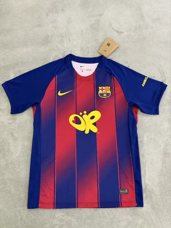 AAA(Thailand) Barcelona 25/26 Home Soccer Jersey Sponsor 04 AAA(Thailand) Barcelona 25/26 Home Soccer Jersey Sponsor 04