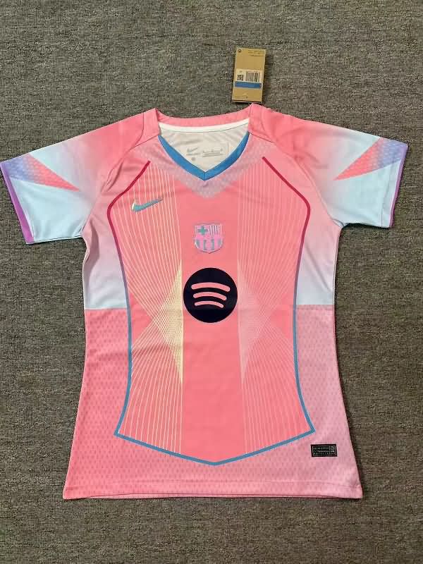 AAA(Thailand) Barcelona 25/26 Pink Women Soccer Jersey