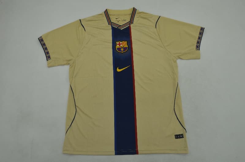 AAA(Thailand) Barcelona 25/26 Yellow Soccer Jersey 02