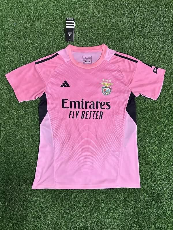 AAA(Thailand) Benfica 25/26 Goalkeeper Pink Soccer Jersey
