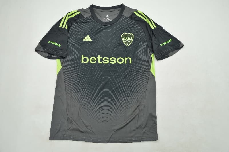 AAA(Thailand) Boca Juniors 2025 Goalkeeper Black Soccer Jersey