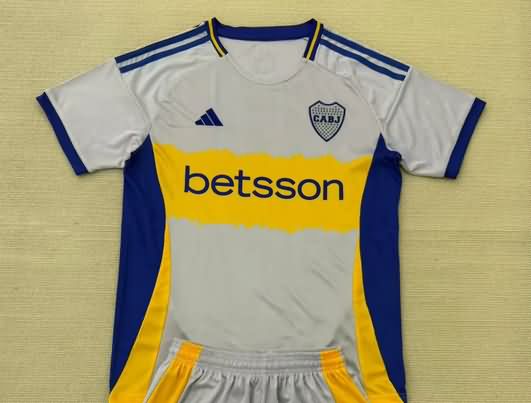 AAA(Thailand) Boca Juniors 2025 Grey Soccer Jersey