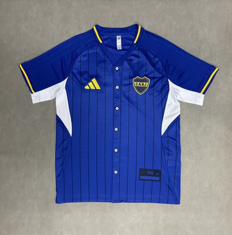 AAA(Thailand) Boca Juniors 2025 Travel Blue Soccer Jersey