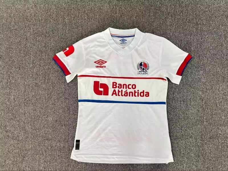 AAA(Thailand) CD Olimpia 2025 Home Women Soccer Jersey