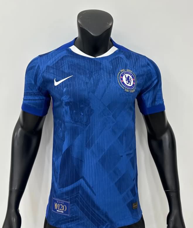 AAA(Thailand) Chelsea 25/26 120th Anniversary Home Soccer Jersey (Player)