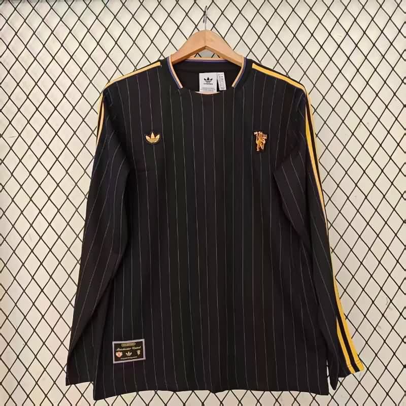 AAA(Thailand) Chelsea 25/26 Black Long Sleeve Soccer Jersey