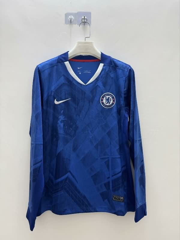 AAA(Thailand) Chelsea 25/26 Home Long Sleeve Soccer Jersey