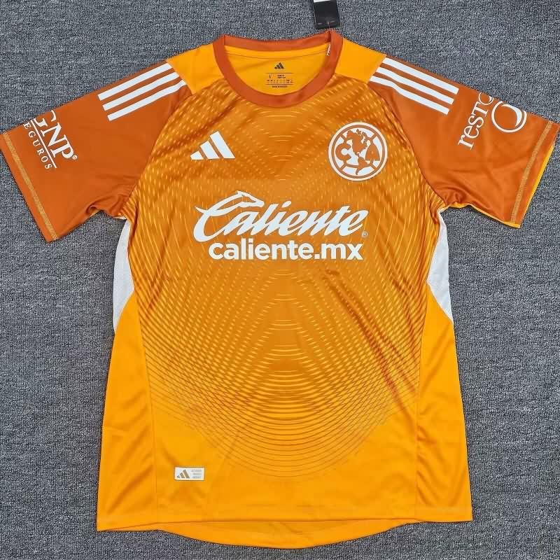 AAA(Thailand) Club America 25/26 Goalkeeper Orange Jersey (Player)