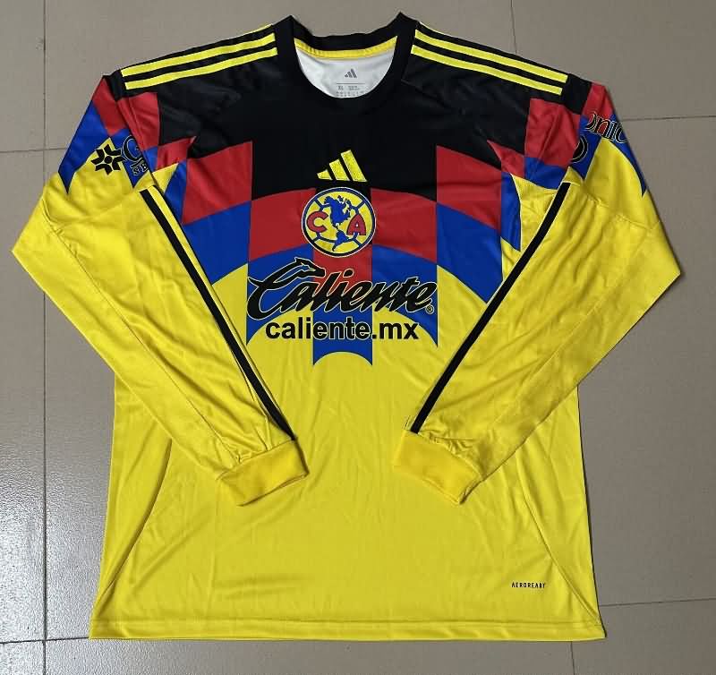 AAA(Thailand) Club America 25/26 Home Long Sleeve Soccer Jersey