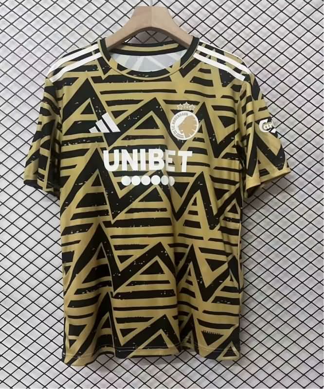 AAA(Thailand) Copenhagen 25/26 Goalkeeper Gold Soccer Jersey