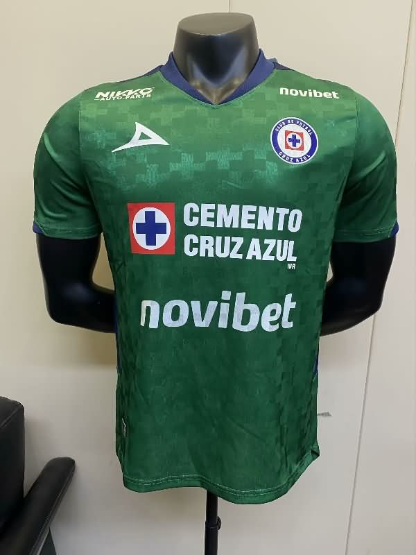 AAA(Thailand) Cruz Azul 25/26 Goalkeeper Green Soccer Jersey