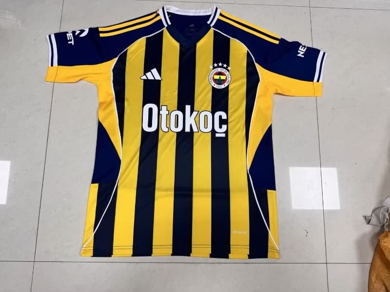 AAA(Thailand) Fenerbahce 25/26 Home Soccer Jersey