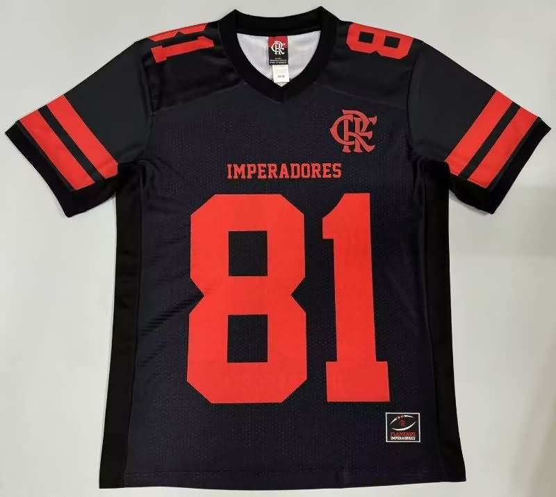 AAA(Thailand) Flamengo 2025 Black NFL Jersey