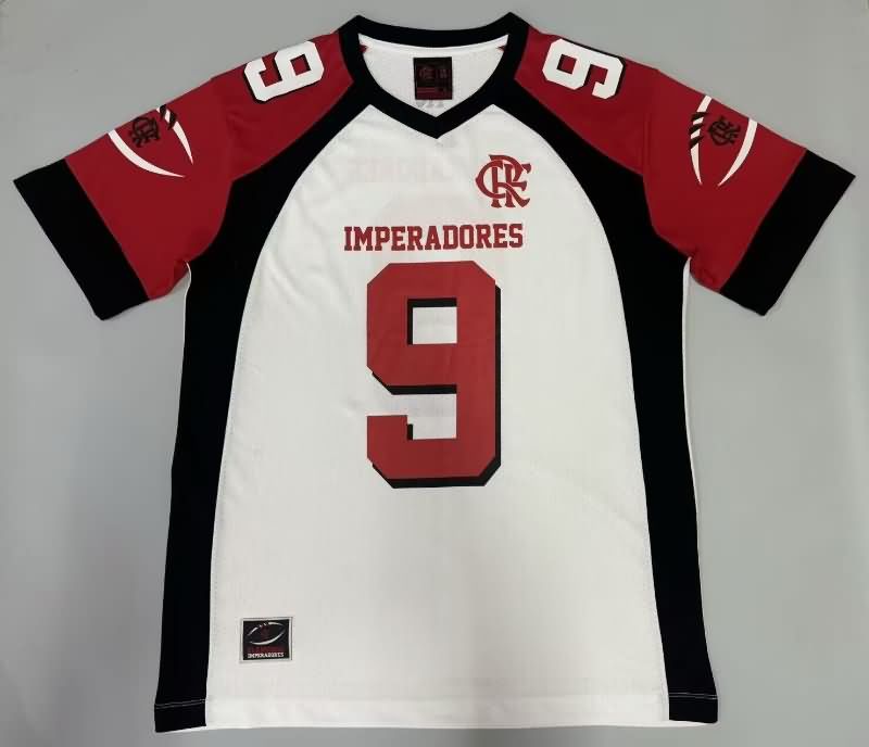 AAA(Thailand) Flamengo 2025 White NFL Jersey 02